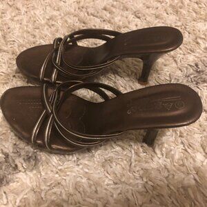 Stilleto Low Slip On Heels